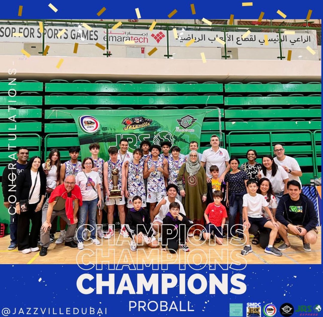Magnificent Victory! The Flames U14 Team won the Jazville League.
